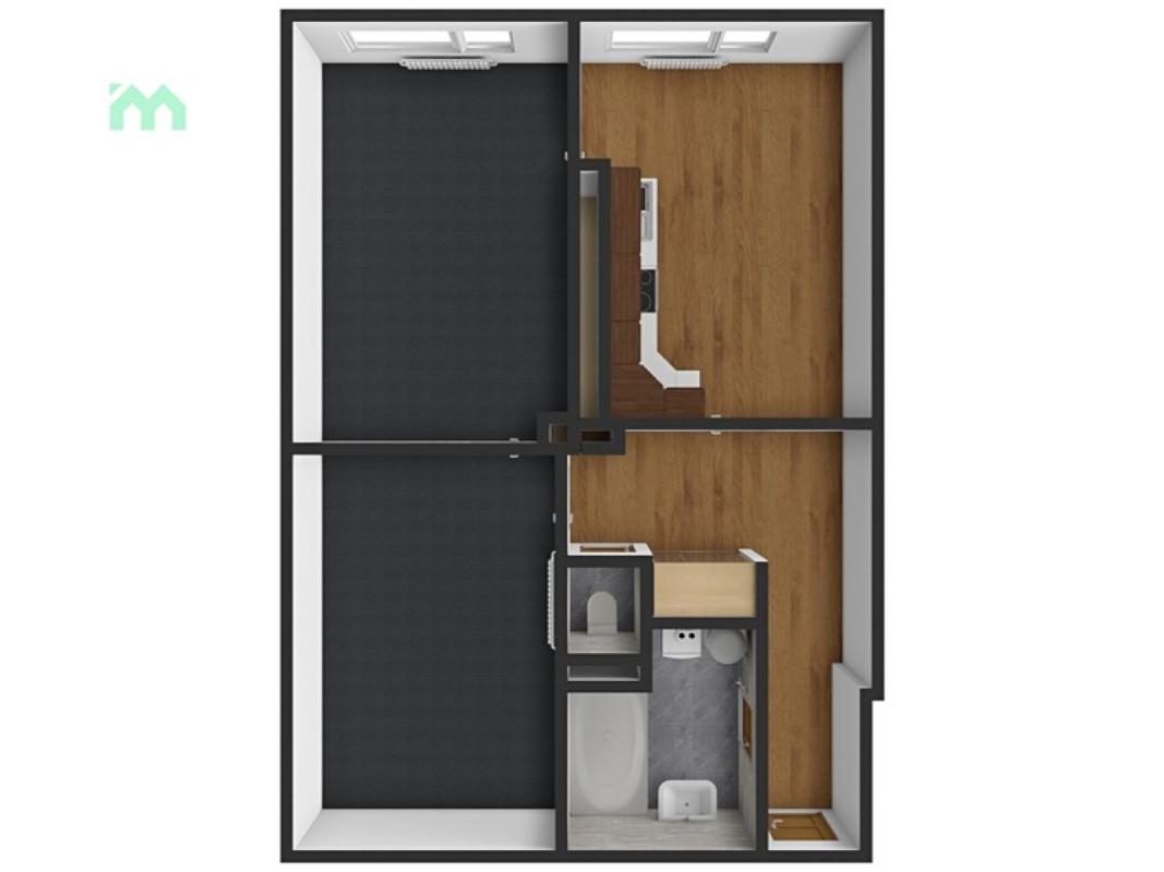 Pronájem bytu 2+1 60 m² — fotografie 41