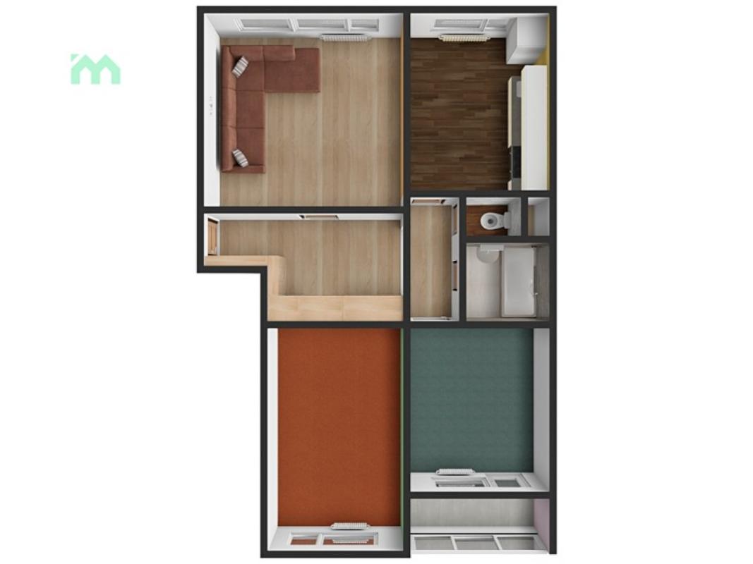 Prodej bytu 3+1 67 m² — fotografie 43