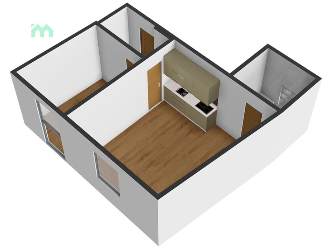 Pronájem bytu 2+kk 41 m² — fotografie 13