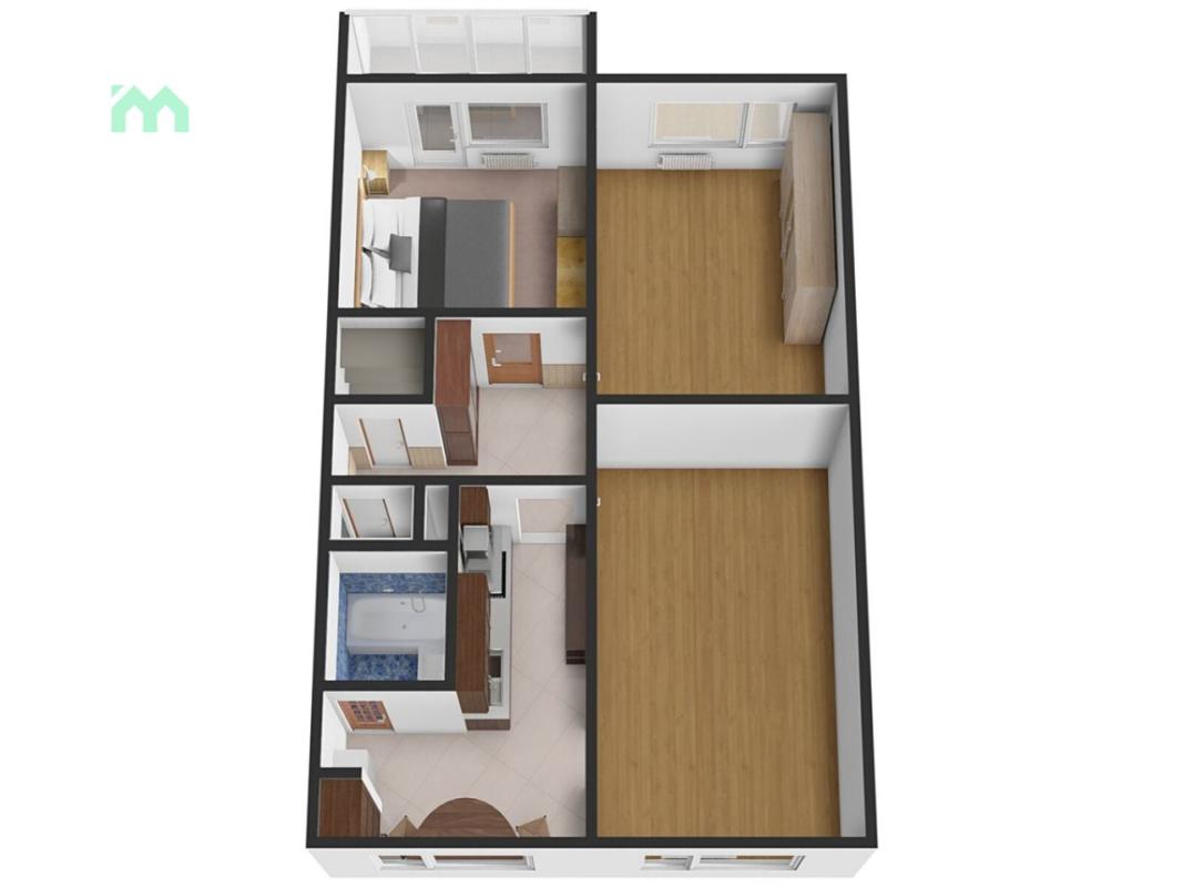Pronájem bytu 3+1 72 m² — fotografie 43