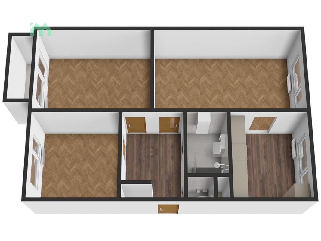 Pronájem bytu 3+1 68 m² — fotografie 2