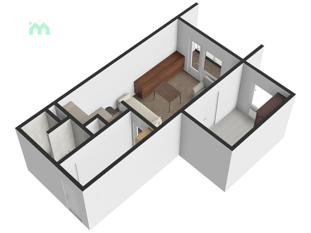 Pronájem bytu 1+1 36 m² — fotografie 21
